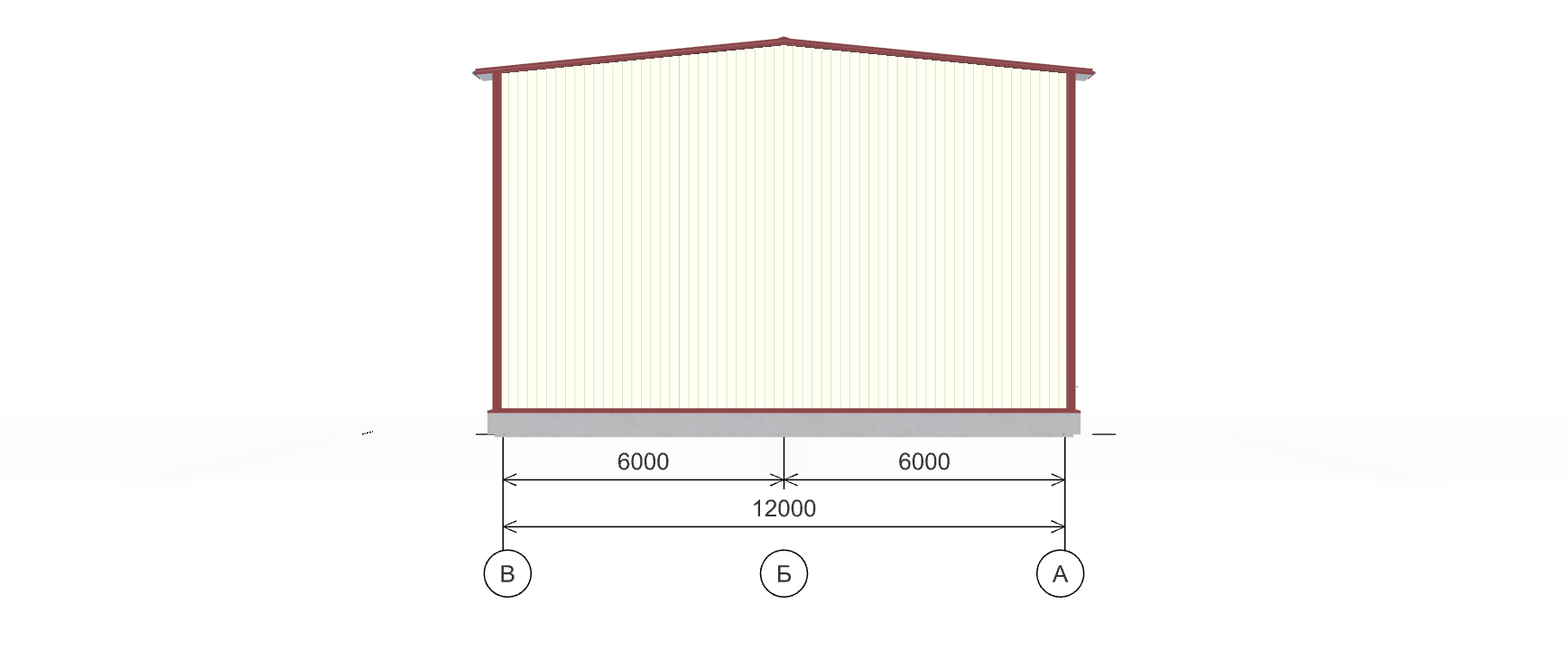 Ангар для спецтехники, 504 кв.м