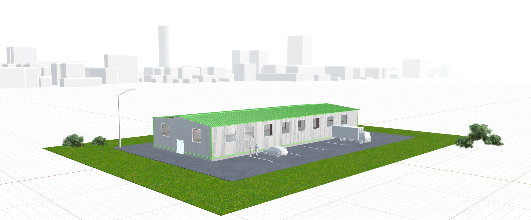 Быстровозводимый магазин, 540 кв.м