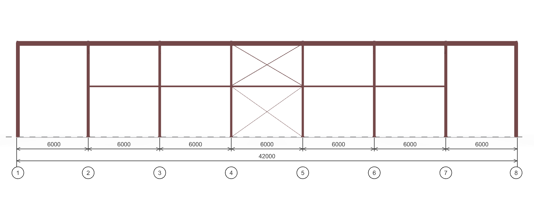 Каркас для офиса, 504 кв.м