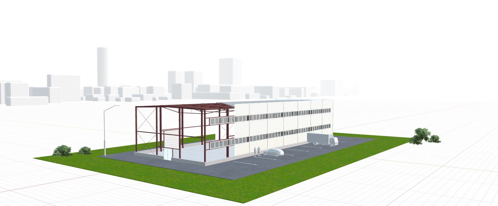 Производственное здание, 864 кв.м