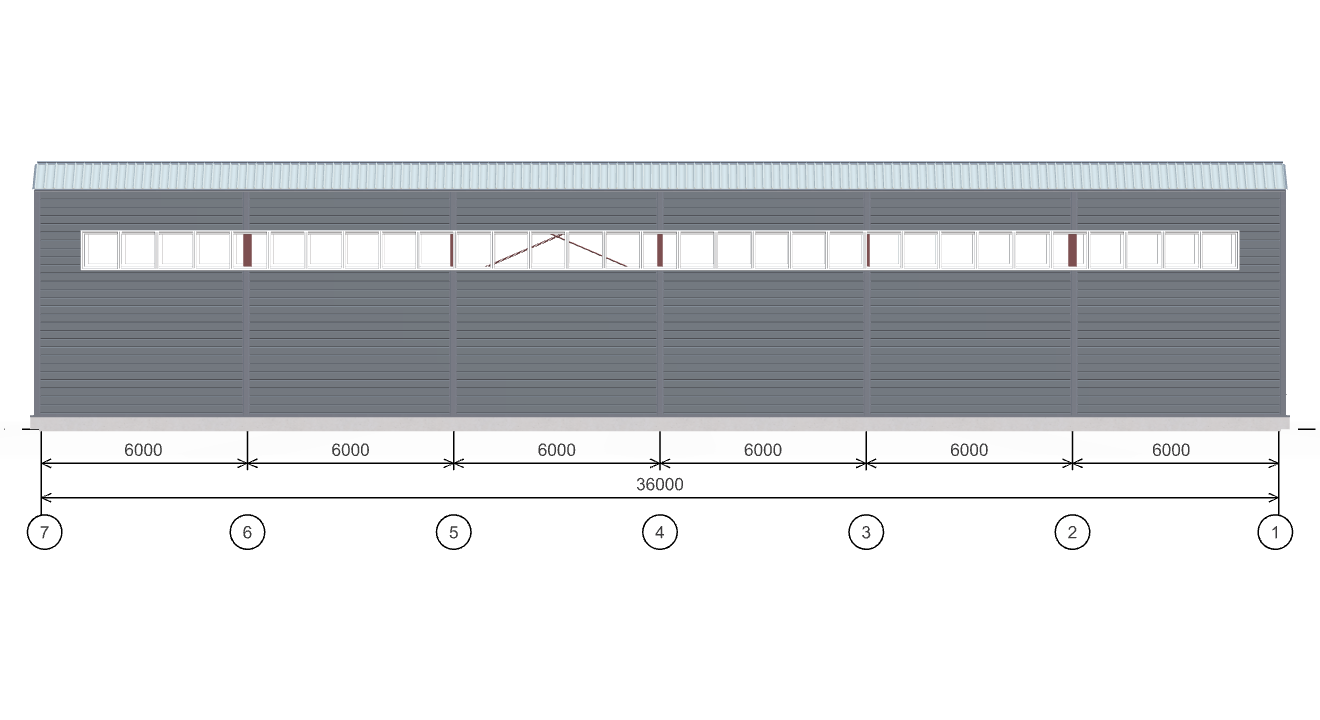 Быстровозводимый цех, 504 кв.м