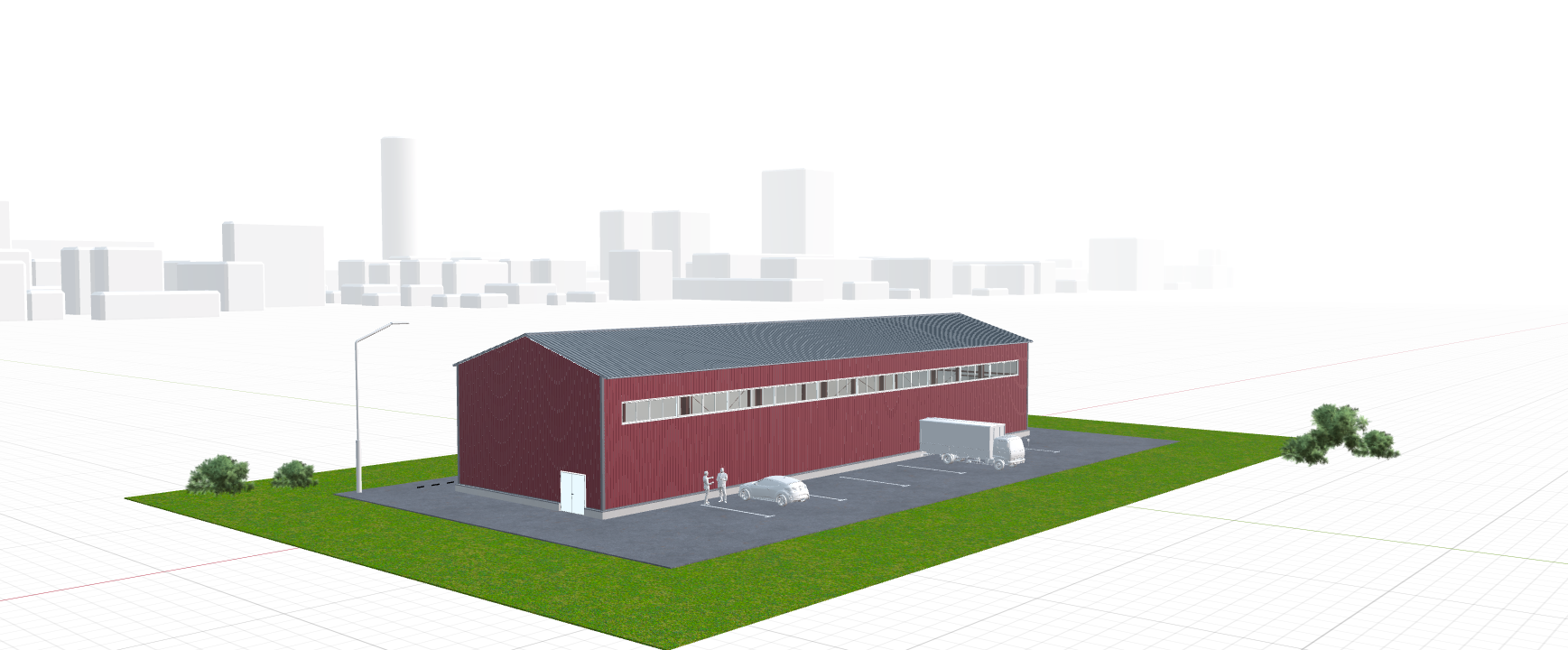 Быстровозводимый коровник, 504 кв.м