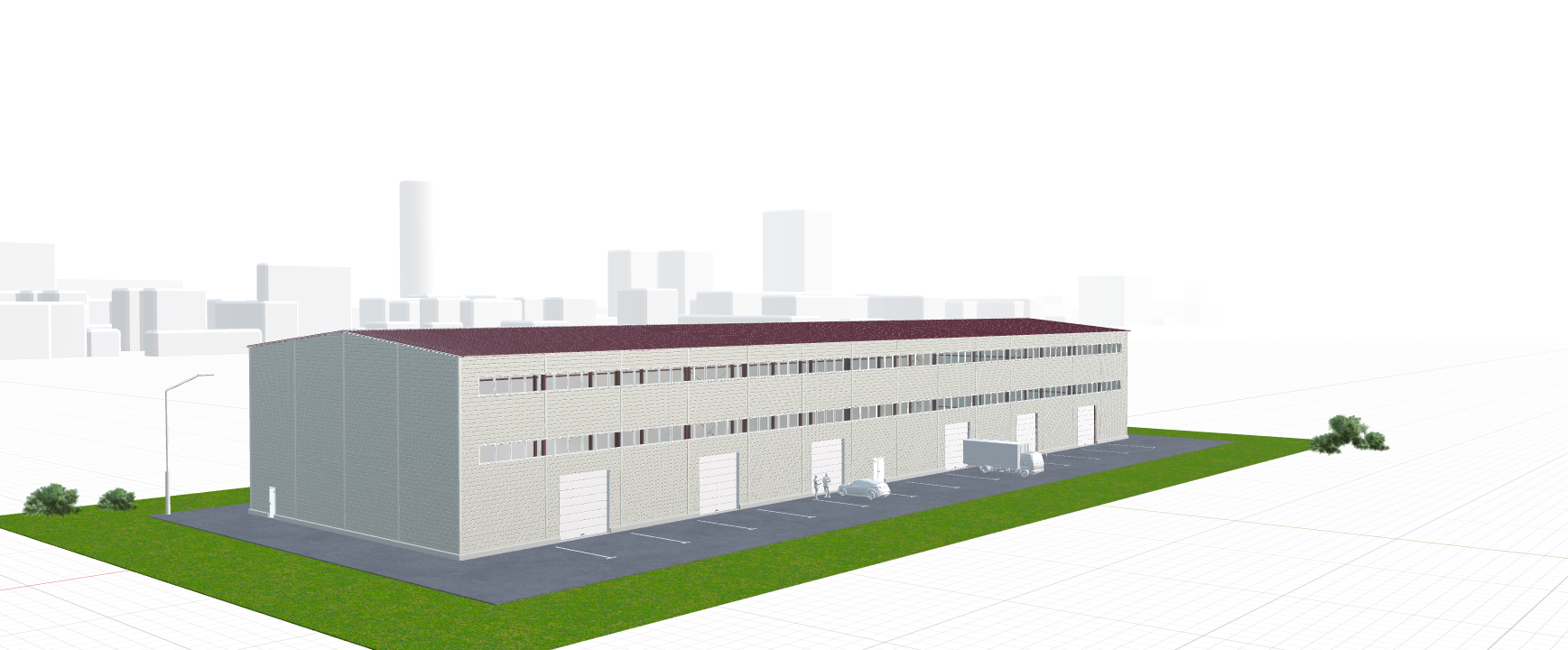 Ангар для спецтехники, 2016 кв.м