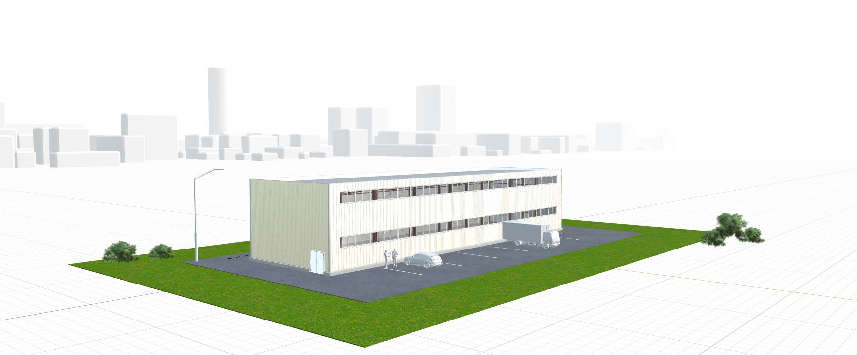 Быстровозводимый цех, 504 кв.м