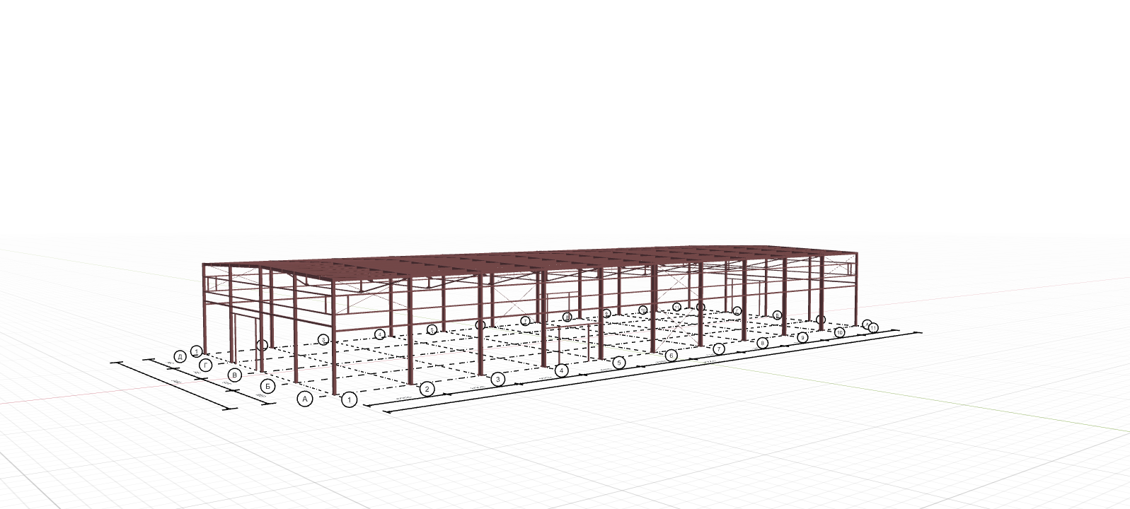 Быстровозводимый цех, 1440 кв.м