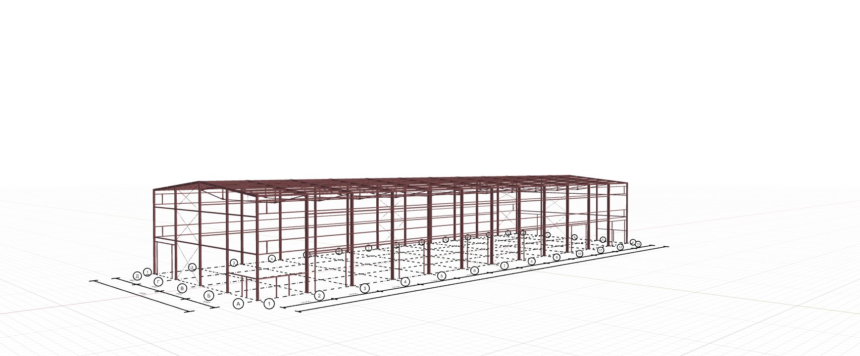 Быстровозводимый цех, 1728 кв.м