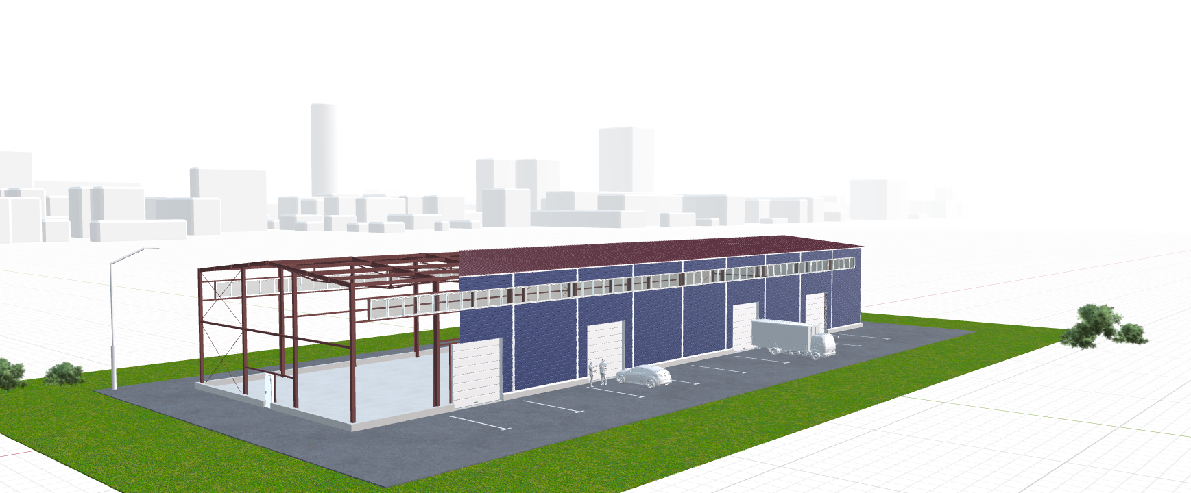 Ангар для грузового транспорта, 1080 кв.м