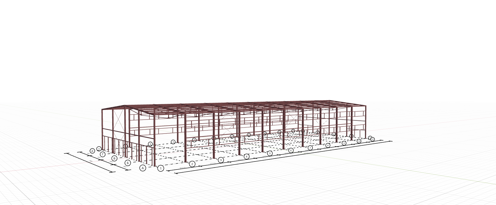 Быстровозводимый спортзал, 1440 кв.м