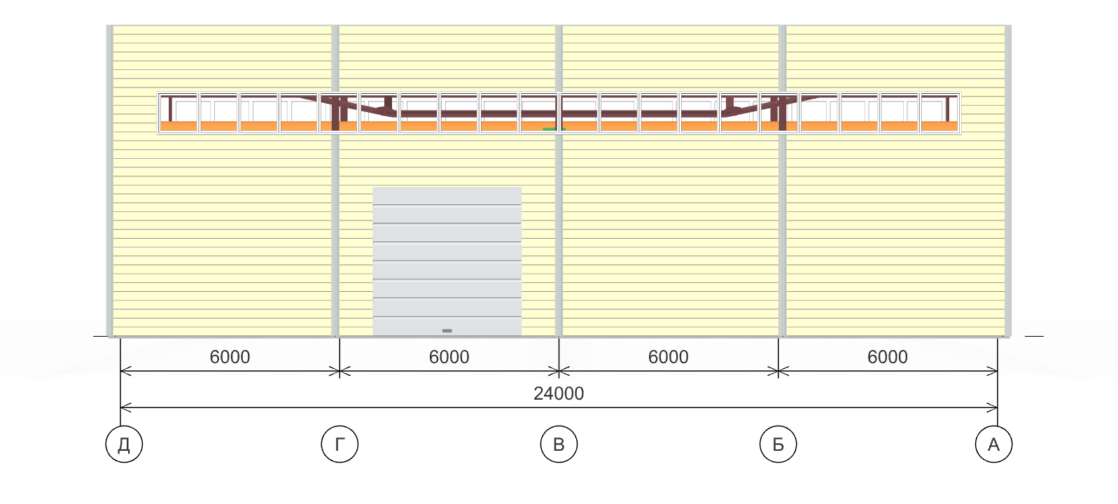 Быстровозводимый цех, 1440 кв.м