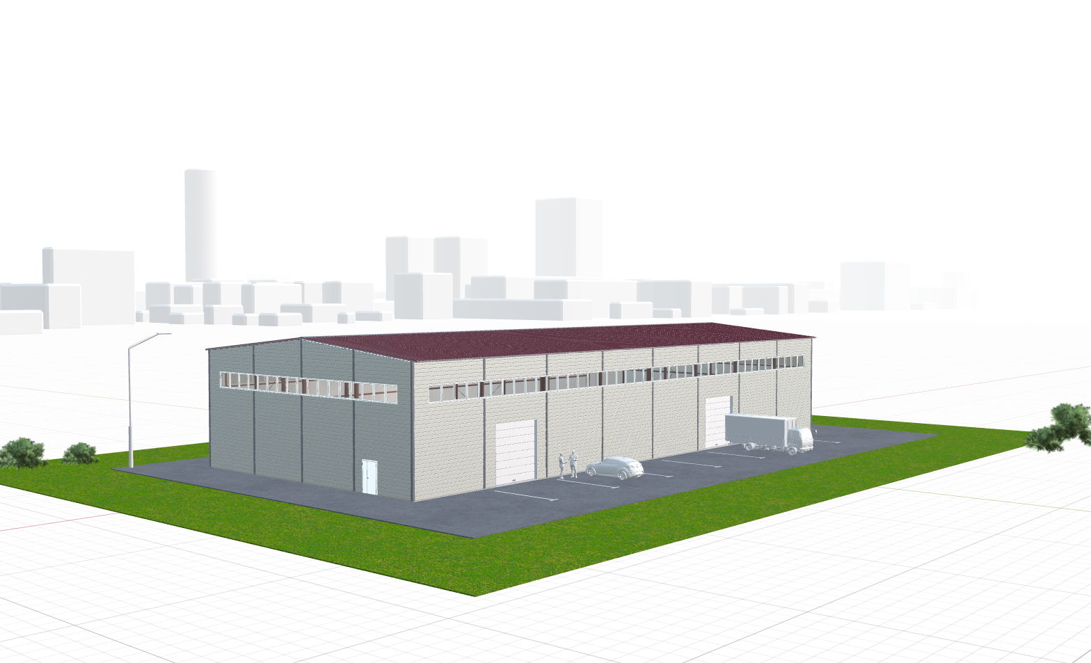 Быстровозводимая птицефарбрика, 1008 кв.м