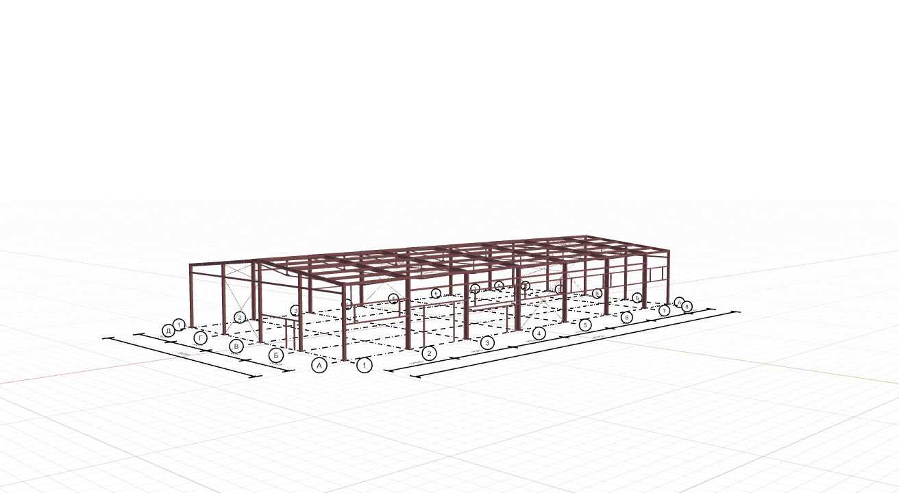 Быстровозводимый склад, 800 кв.м