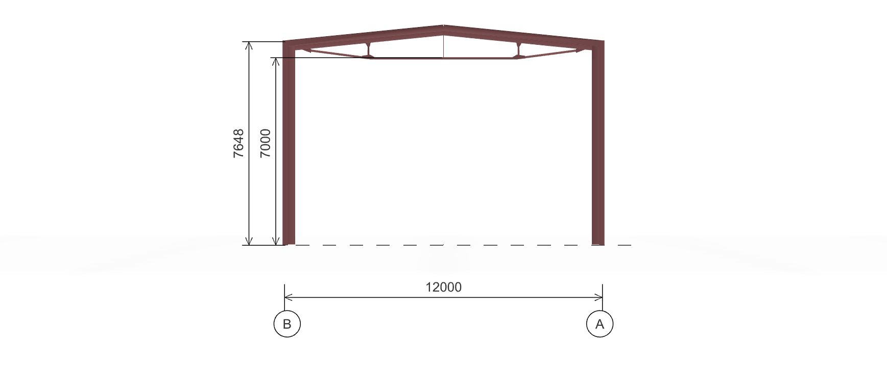 Ангар для спецтехники, 504 кв.м