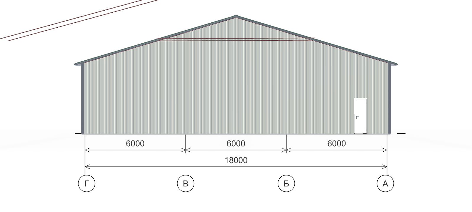 Быстровозводимое зернохранилище, 540 кв.м