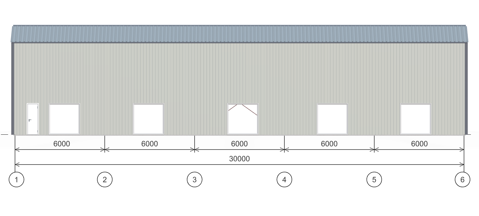 Быстровозводимый супермаркет, 630 кв.м