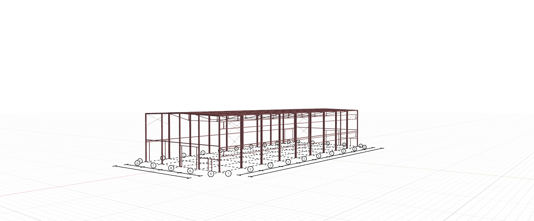Производственный цех с кран-балкой, 1134 кв.м
