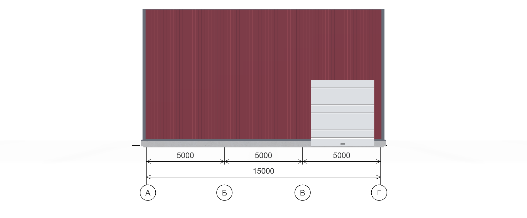 Производственное здание с кран-балкой, 630 кв.м