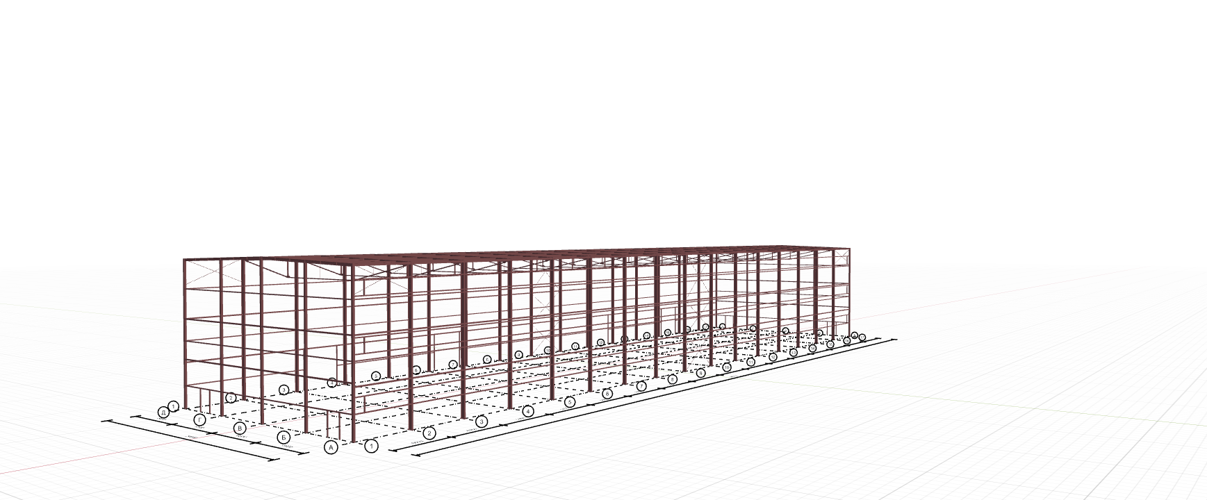 Производственное здание с кран-балкой, 2304 кв.м
