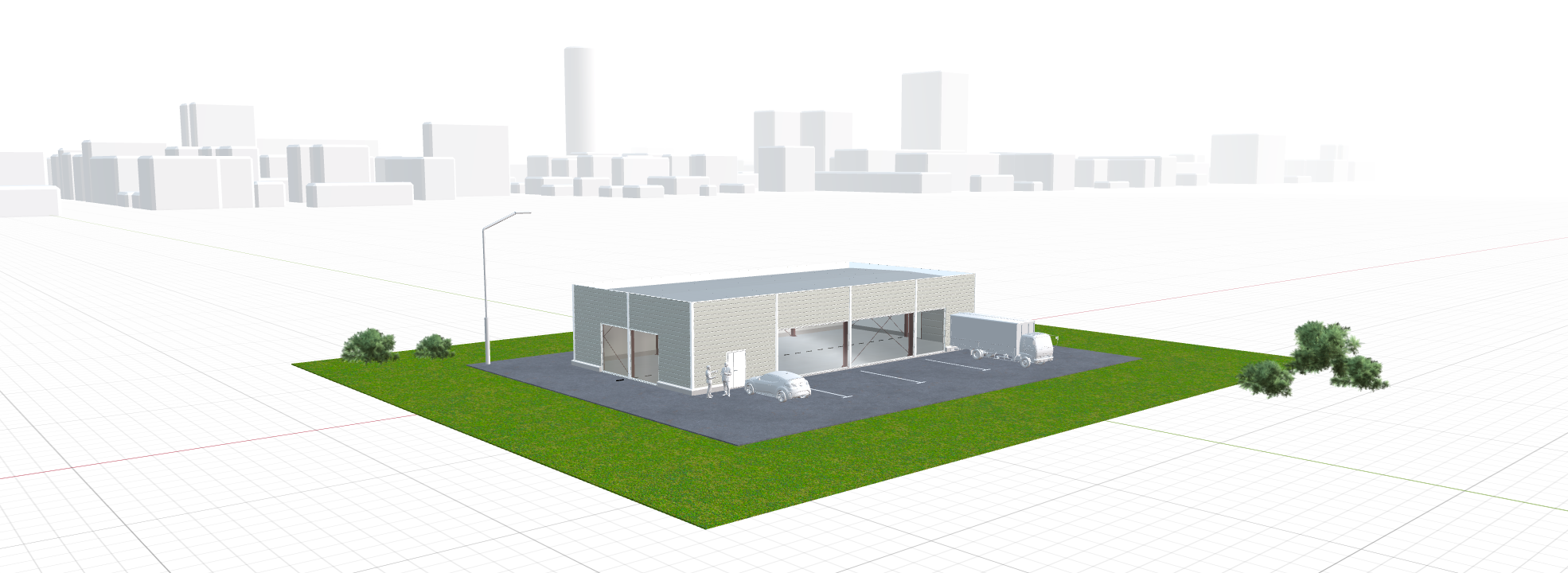 Быстровозводимый магазин, 288 кв.м