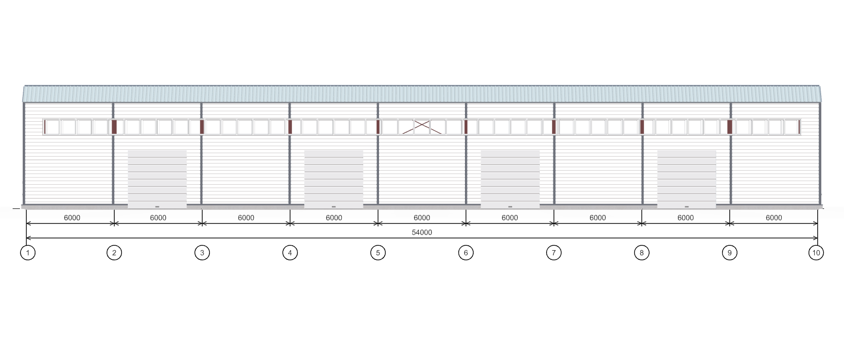Быстровозводимый склад, 1134 кв.м