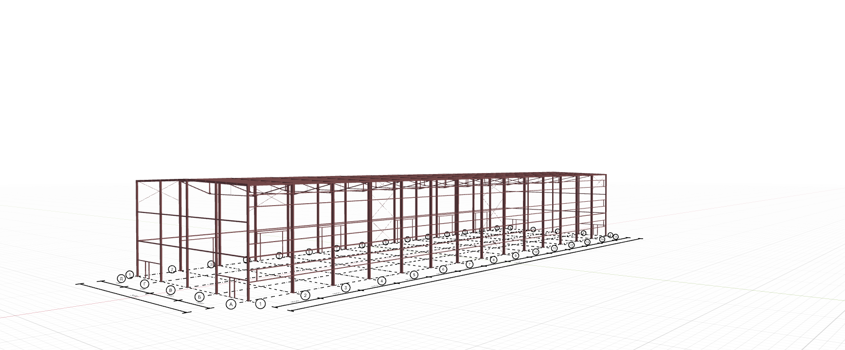 Производственное здание с кран-балкой, 2016 кв.м