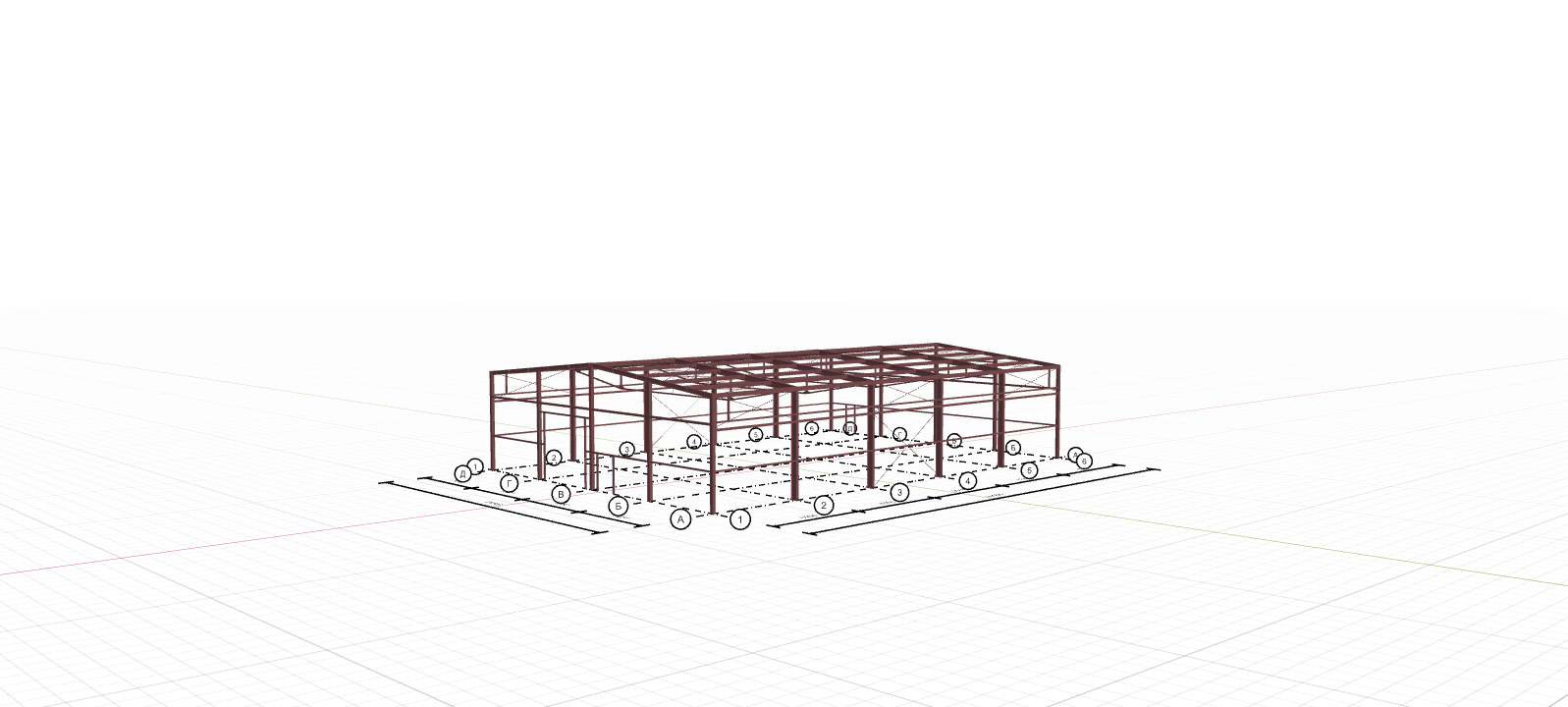 Быстровозводимый ангар для спецтехники, 630 кв.м