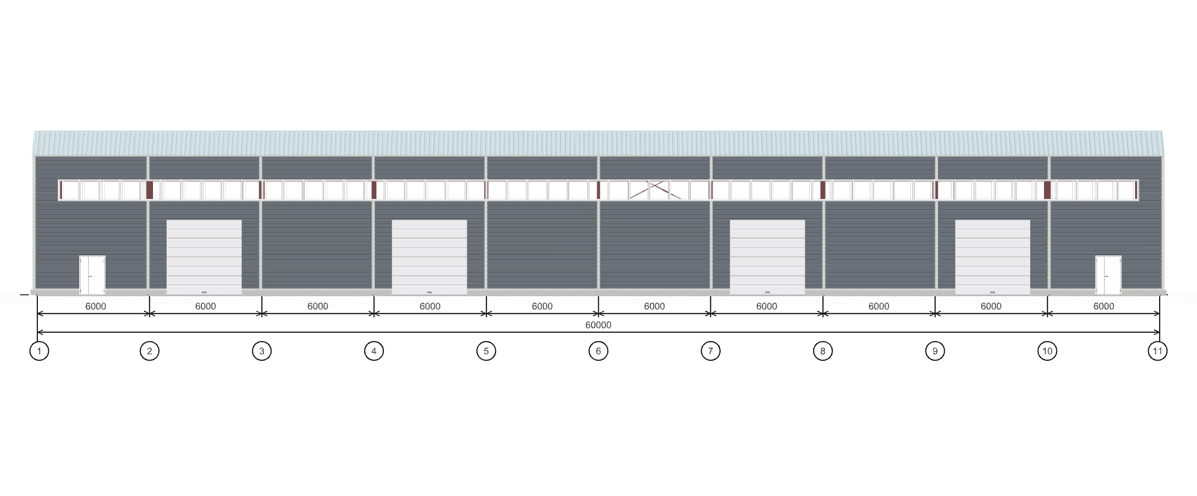 Быстровозводимый цех, 1440 кв.м