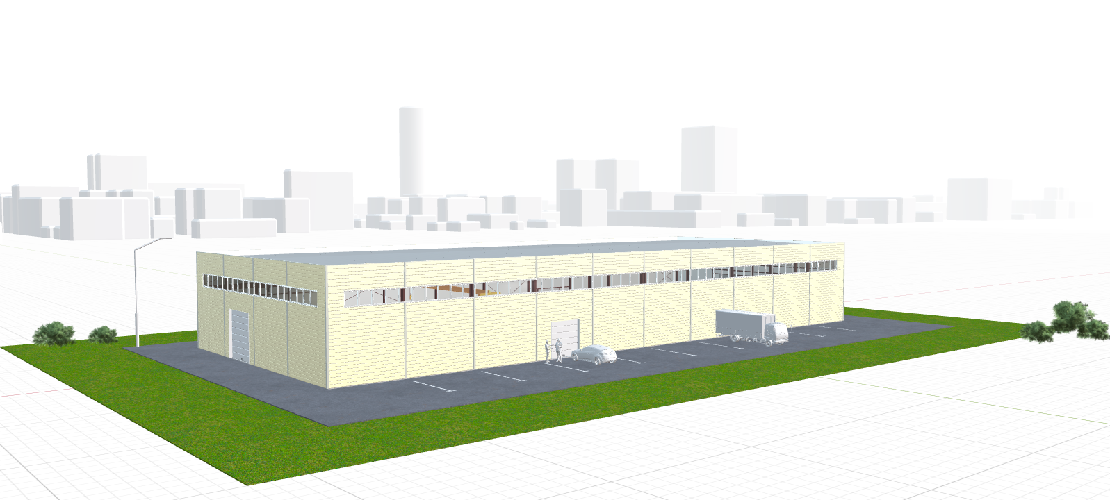 Быстровозводимый цех, 1440 кв.м