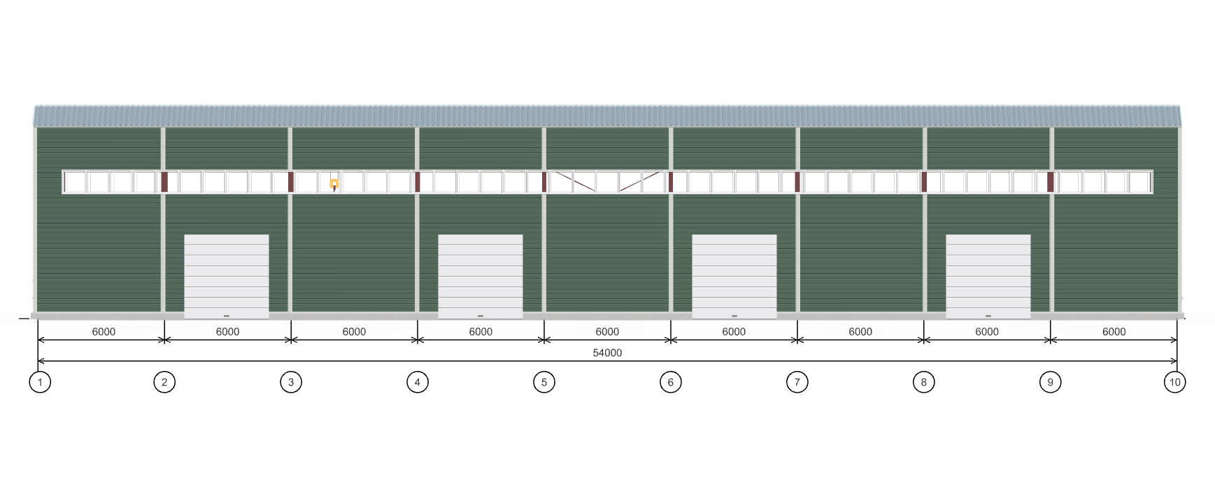 Быстровозводимый цех, 972 кв.м