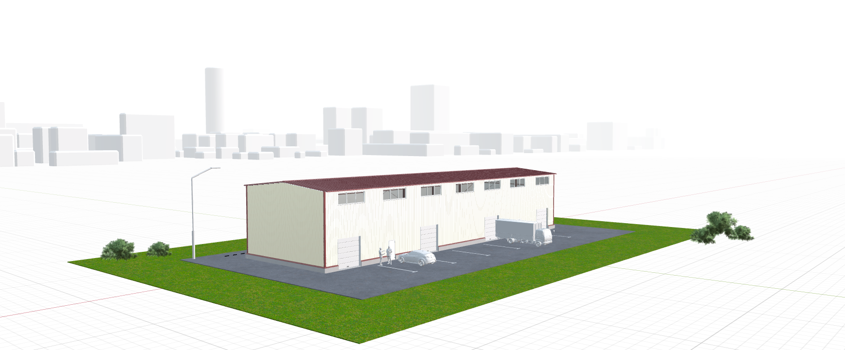 Ангар для спецтехники, 504 кв.м