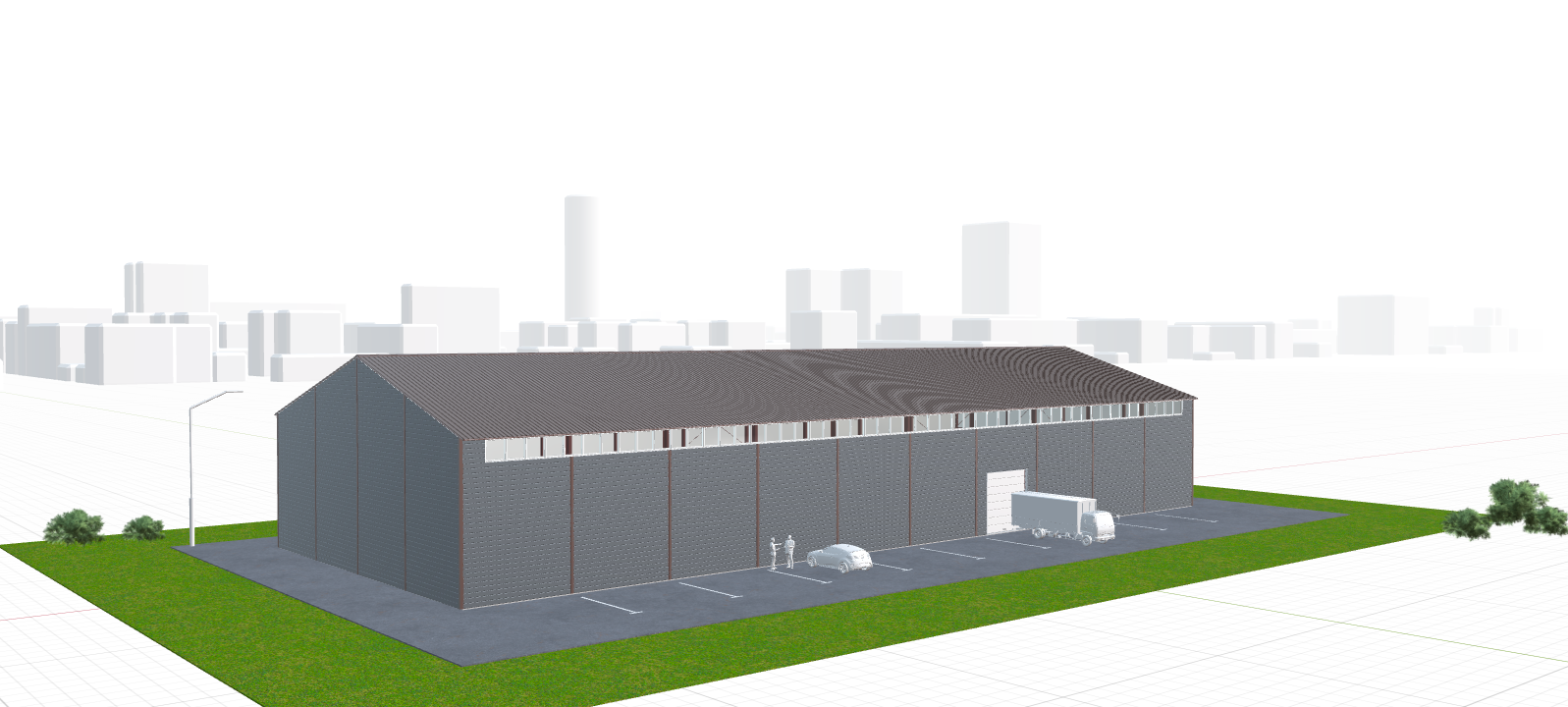 Быстровозводимая животноводческая ферма, 1440 кв.м