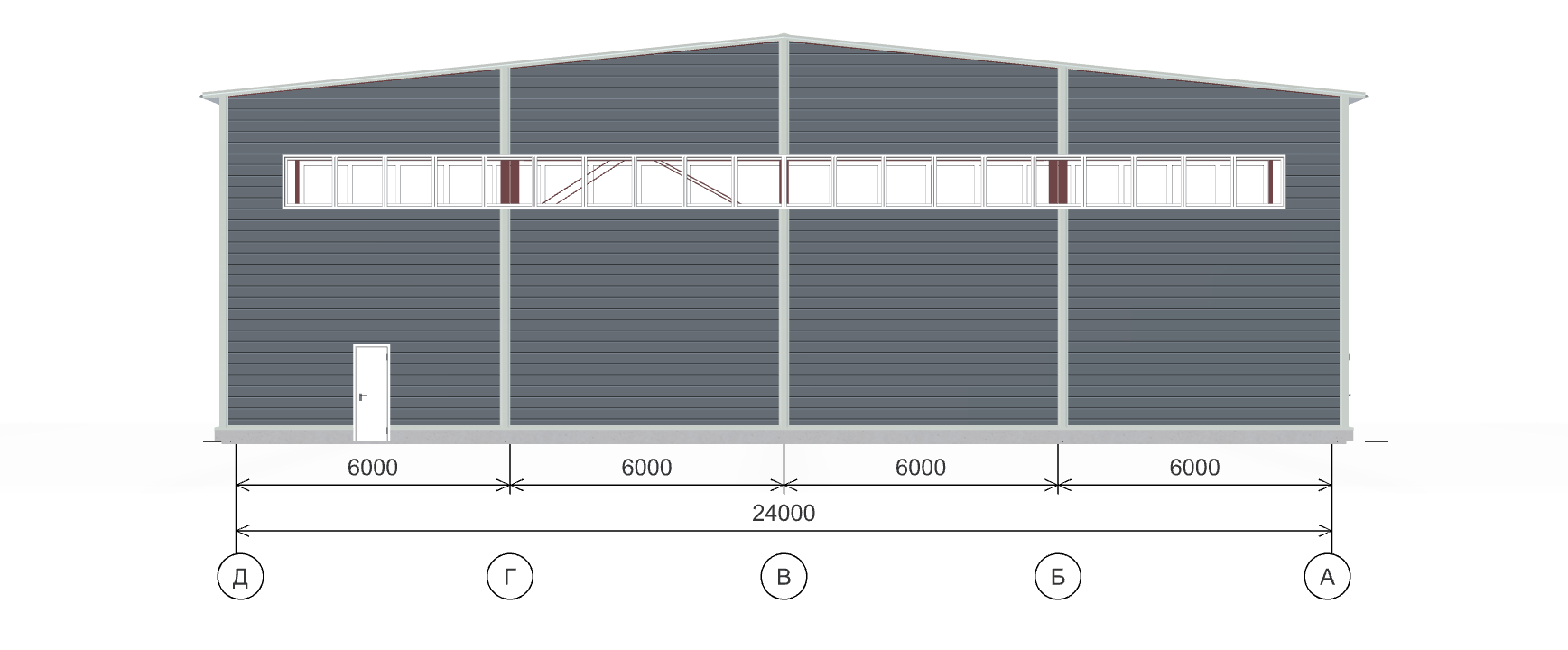 Быстровозводимый цех, 1440 кв.м