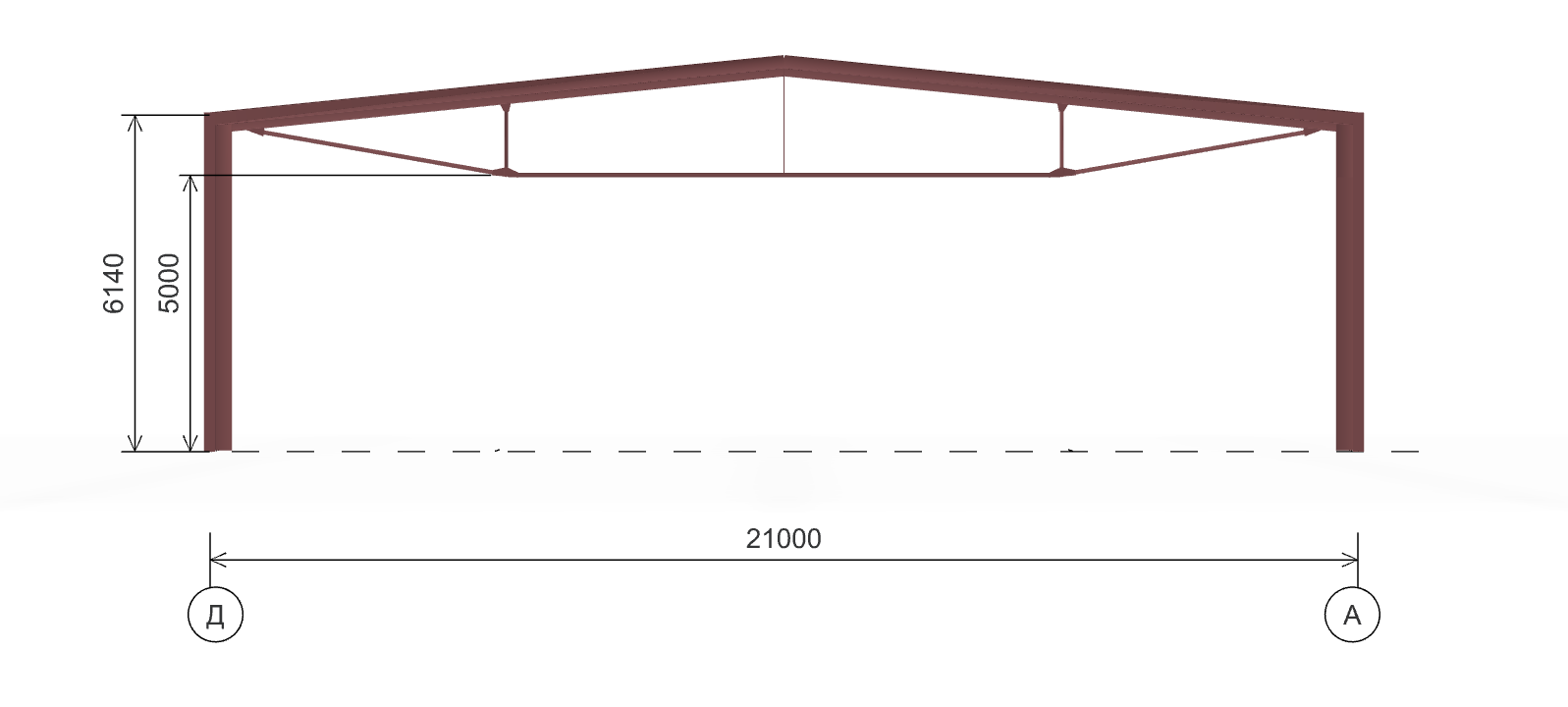 Быстровозводимый супермаркет, 630 кв.м