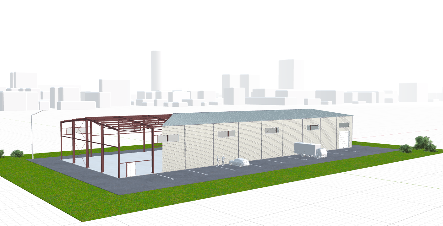 Спортивное здание для падел-тенниса, 1440 кв.м