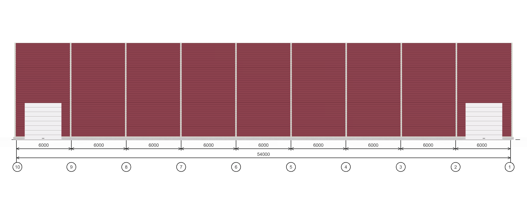 Производственный цех с кран-балкой, 1134 кв.м