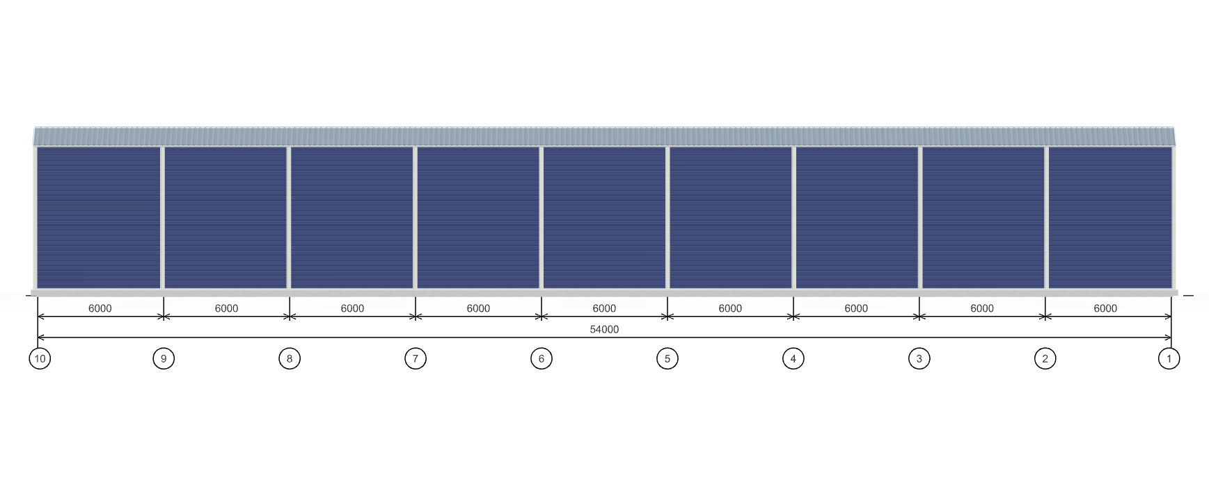 Ангар для грузового транспорта, 864 кв.м