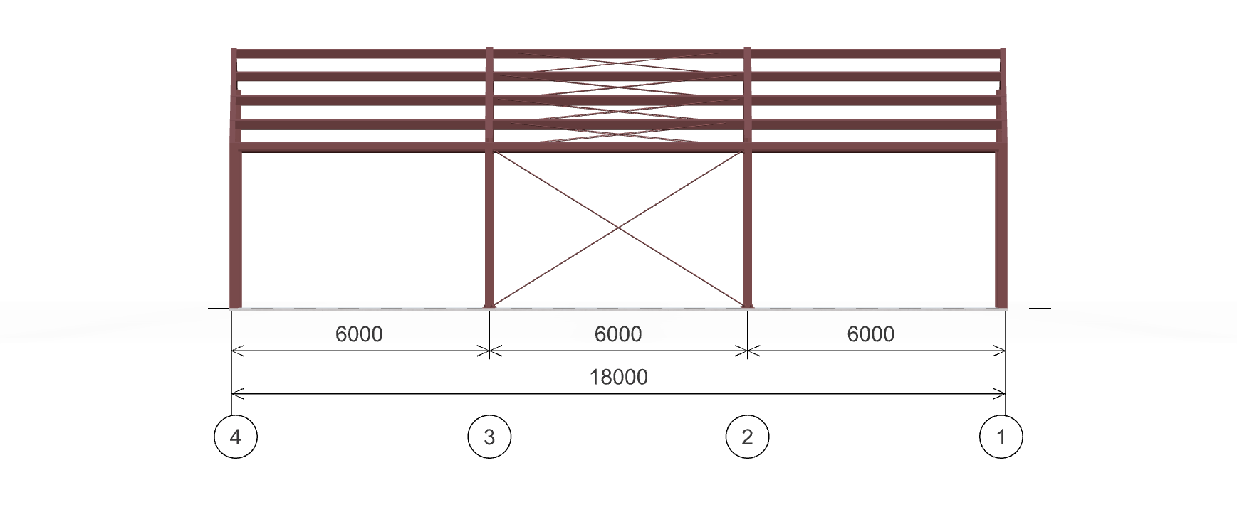 Каркас ангара, 270 кв.м
