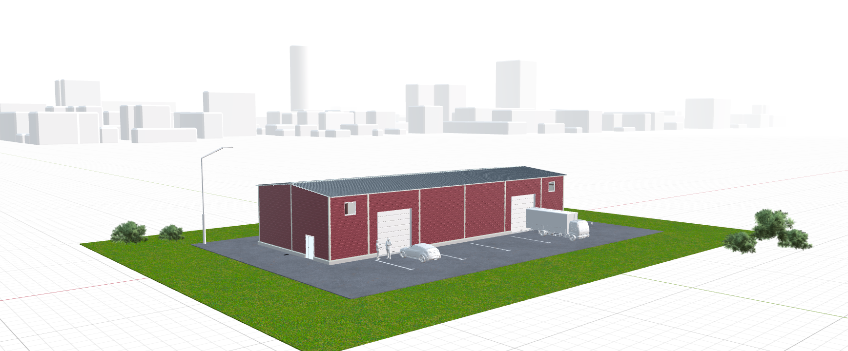 Быстровозводимый гараж, 384 кв.м