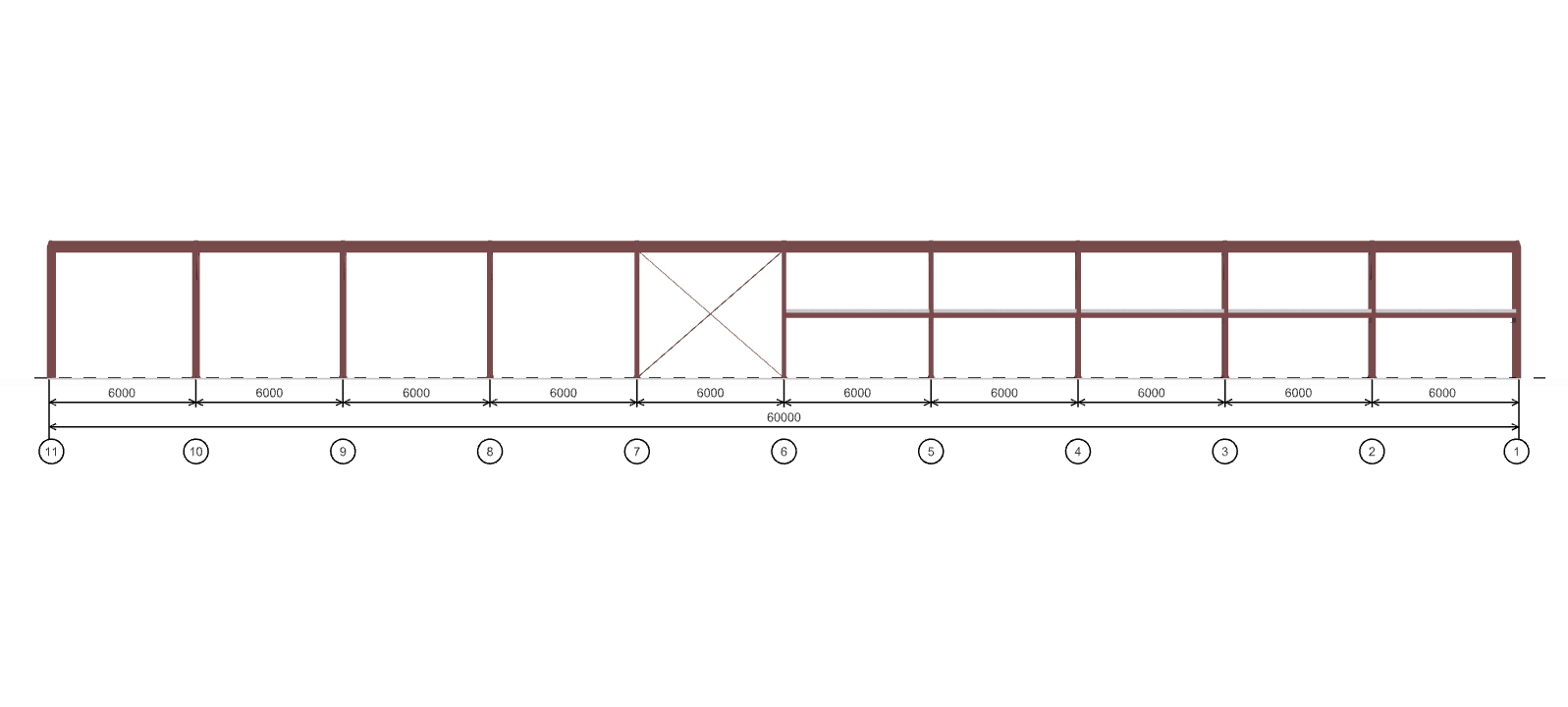 Каркас для торгового павильона, 1080 кв.м
