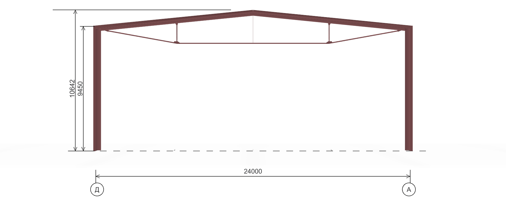 Быстровозводимое здание, 1440 кв.м