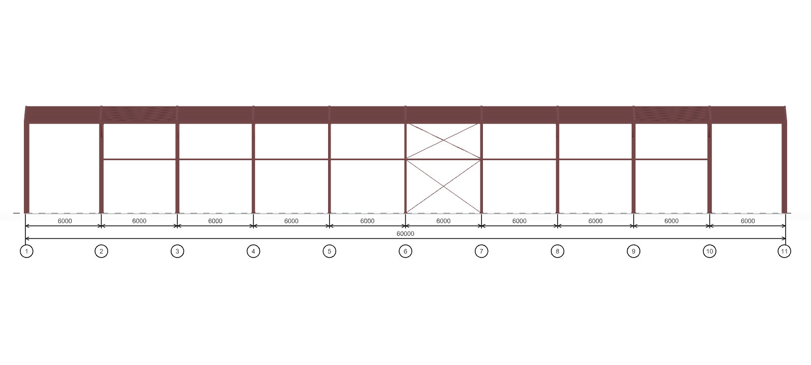 Каркас здания банкетного зала, 1440 кв.м