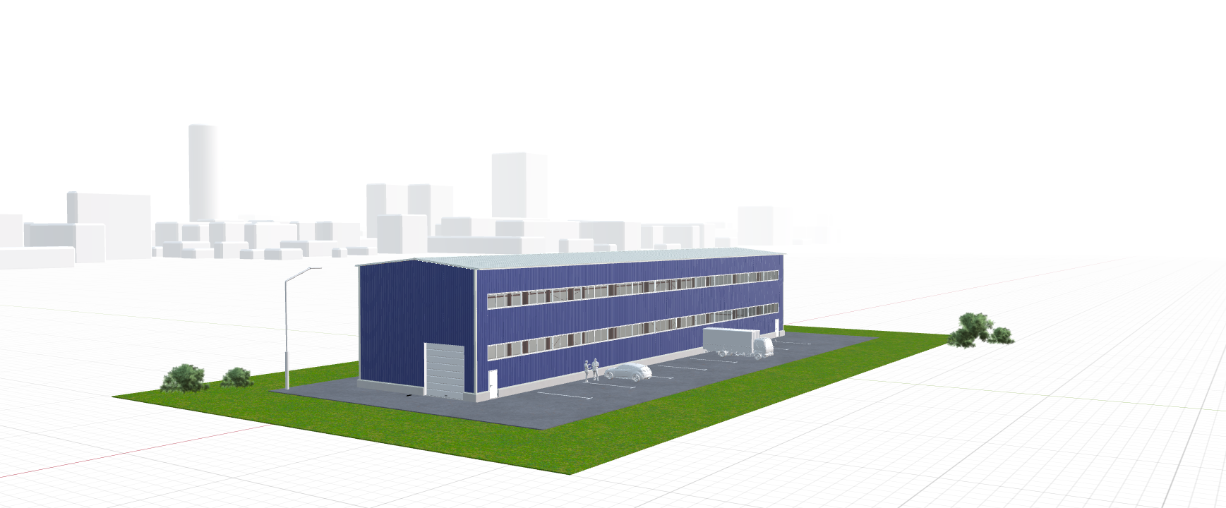 Холодный склад с кран-балкой, 648 кв.м