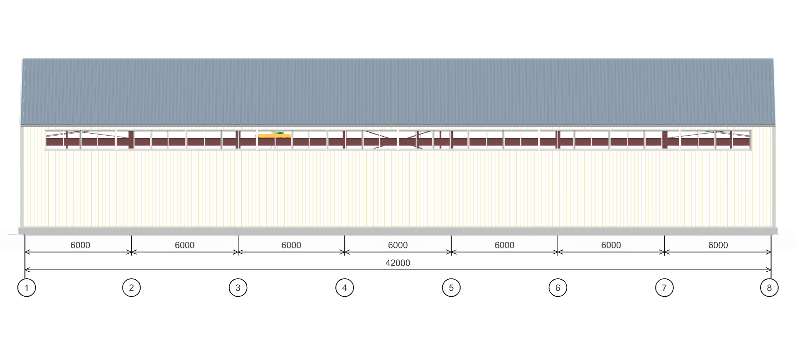 Производственное здание с кран-балкой, 1008 кв.м
