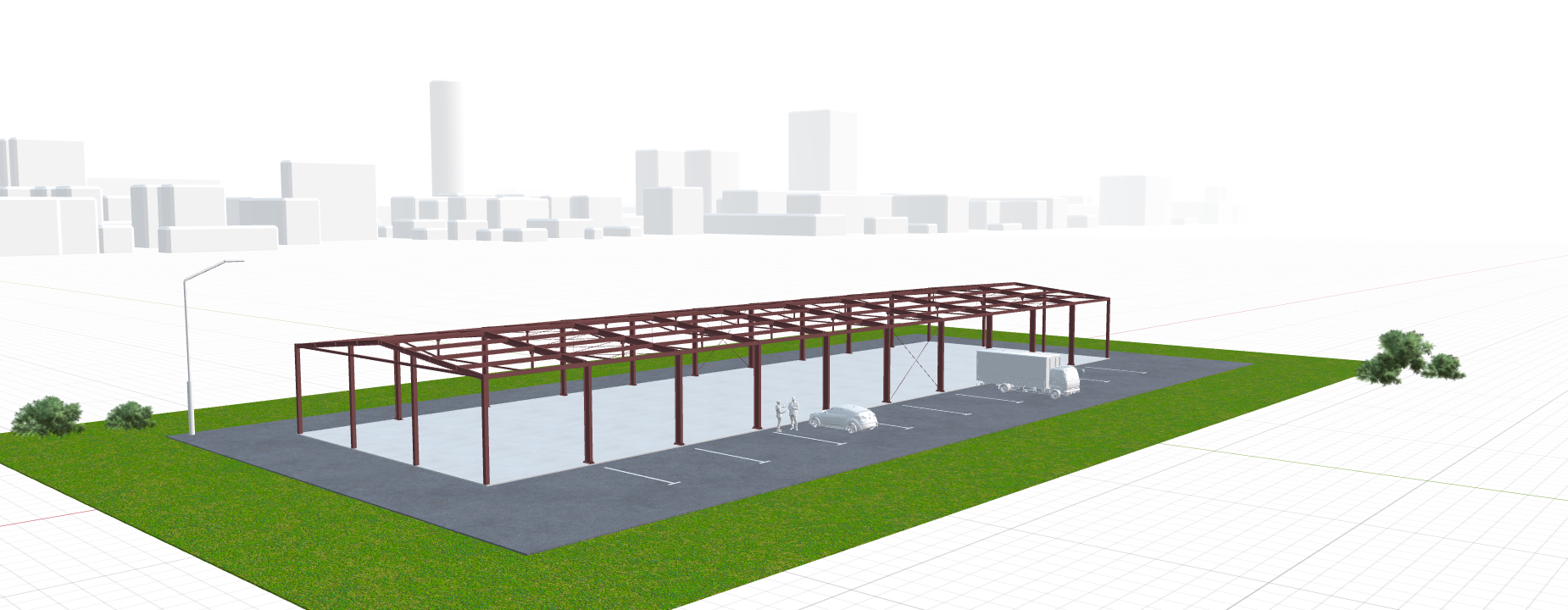 Каркас для гипермаркета, 1080 кв.м