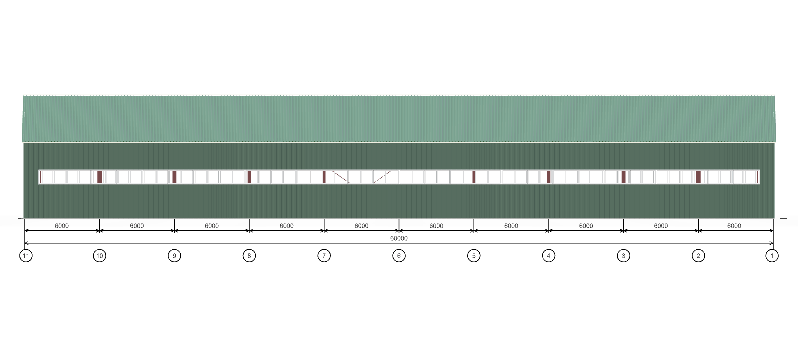 Быстровозводимый коровник, 1440 кв.м