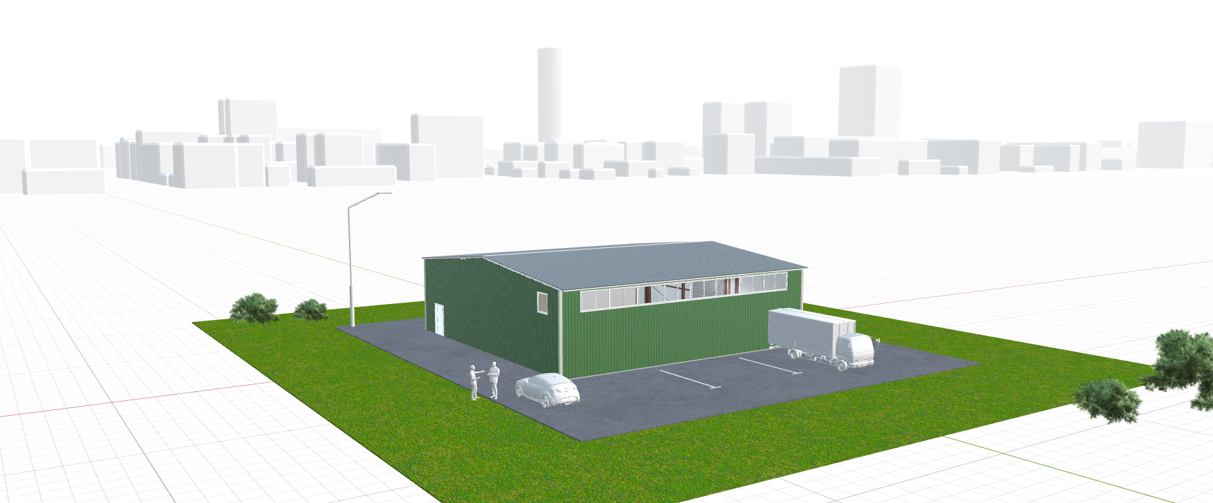 Склад для хранения техники, 324 кв.м