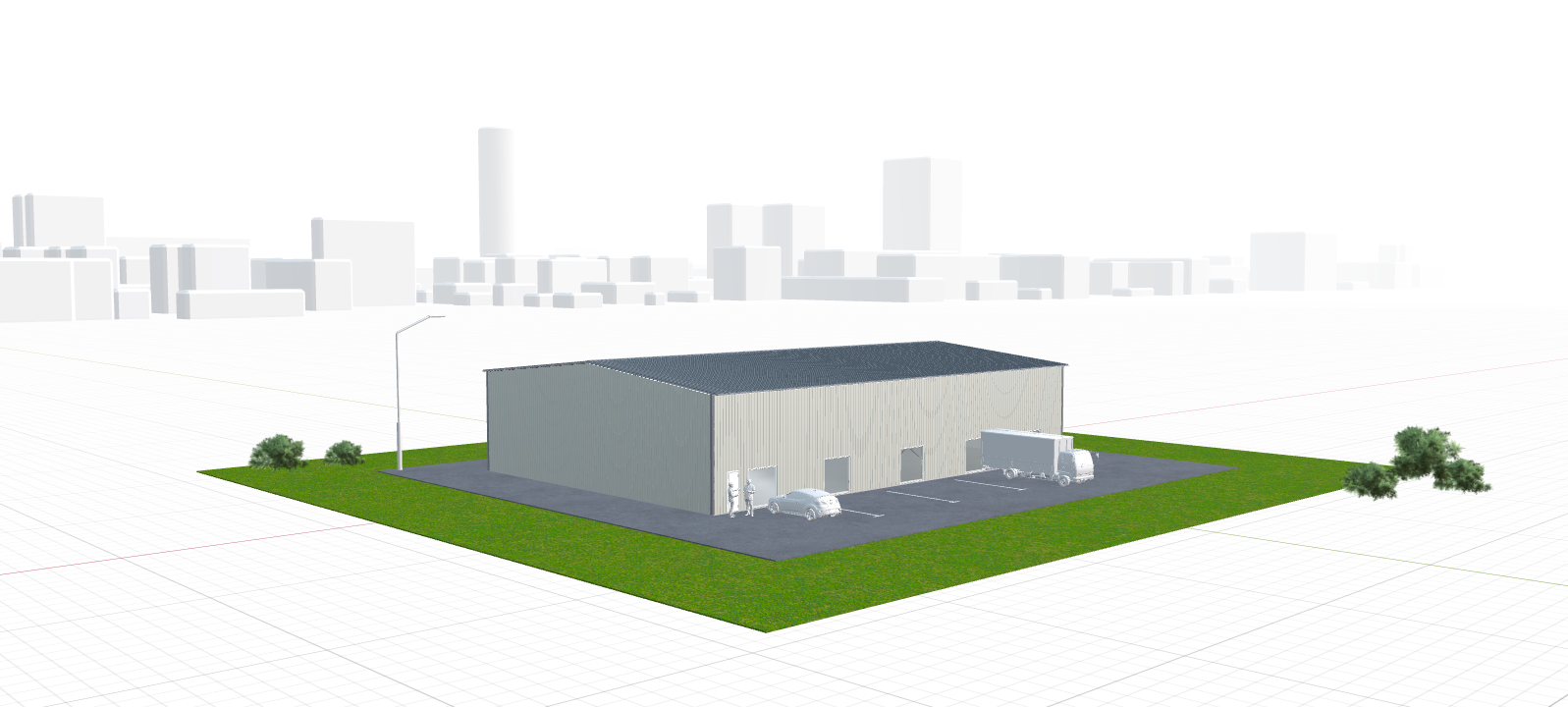 Быстровозводимый супермаркет, 630 кв.м