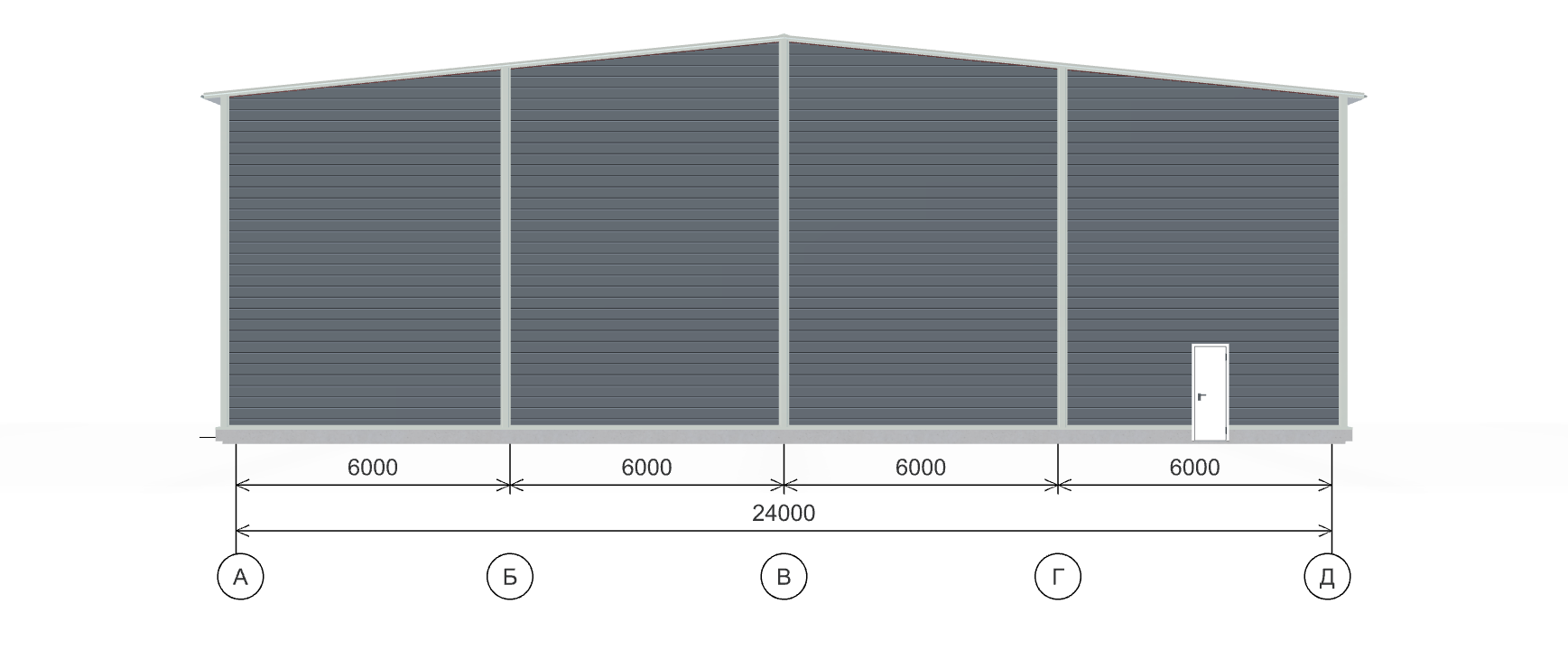 Быстровозводимый автосервис, 1296 кв.м