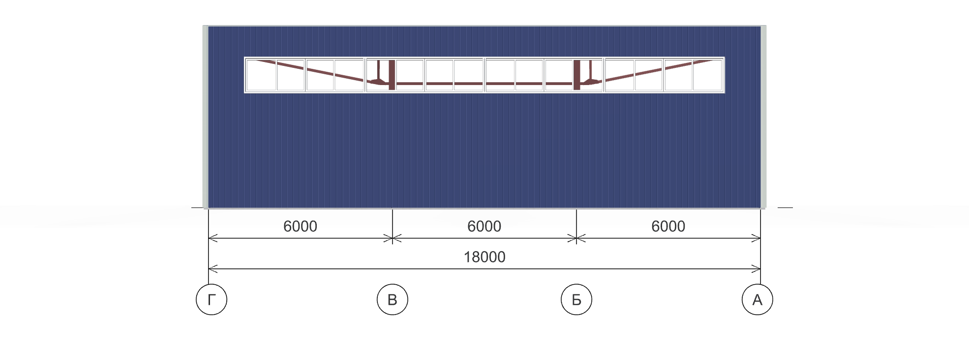 Быстровозводимый цех, 324 кв.м