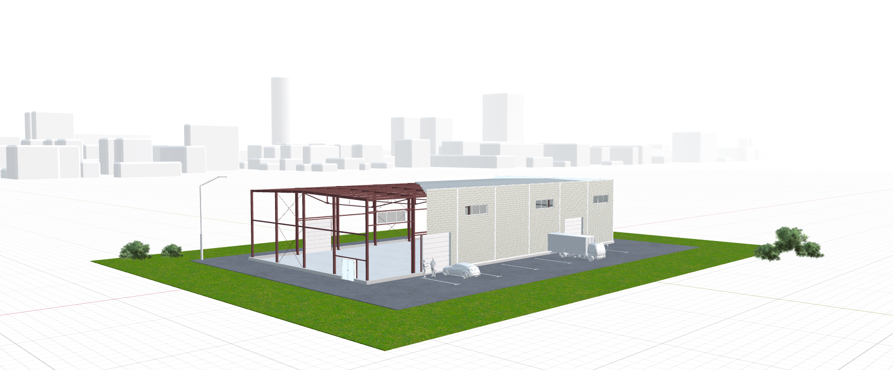 Производственное здание, 882 кв.м