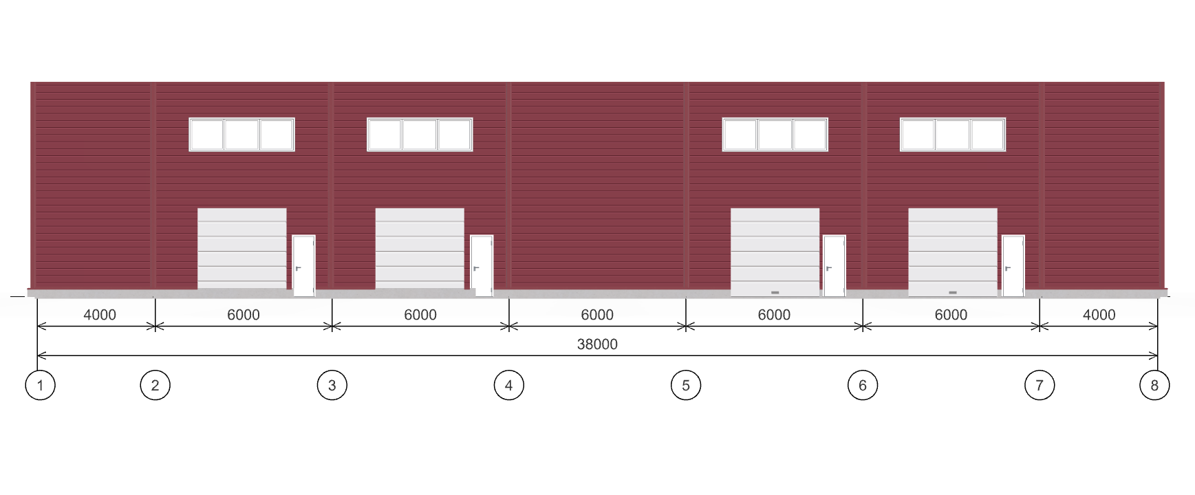 Быстровозводимый автосервис, 684 кв.м